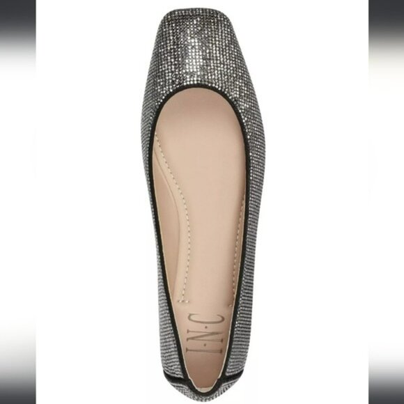 INC International Concepts Juney Flats Black Crystal 5.5 - Picture 6 of 10